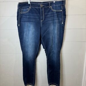 Maurices Women's Blue Denim Jeans Size 24